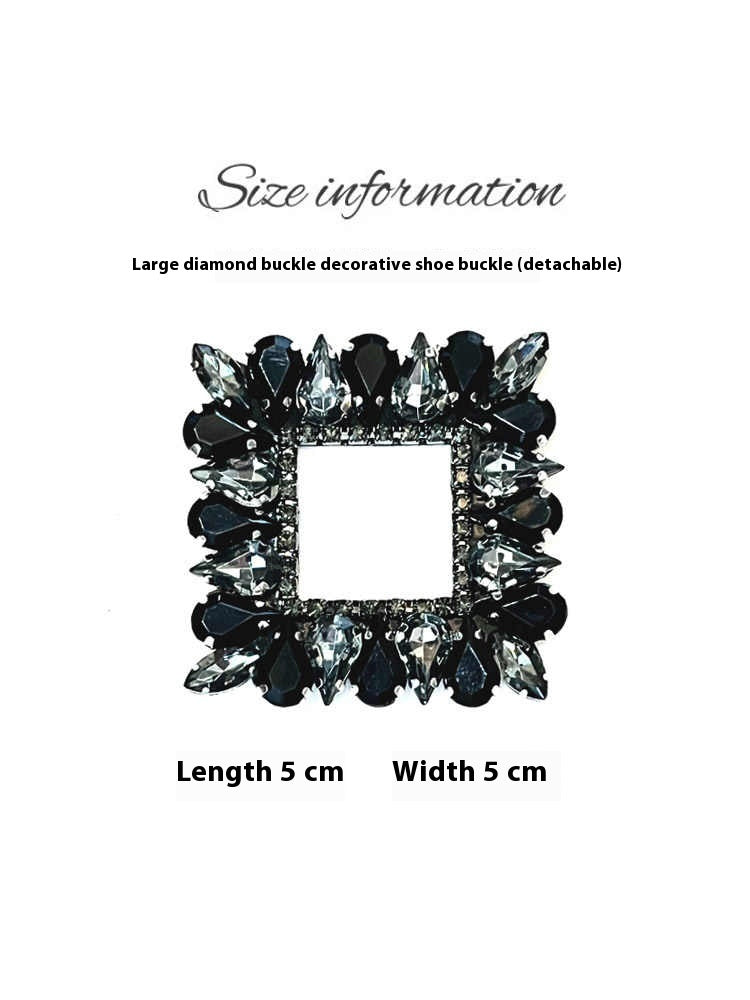 Women's Shoes Removable Shoe Clip Shoe Buckle
