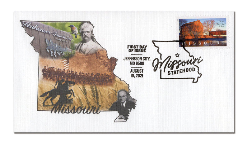 Forever Stamps 2021 Missouri Statehood – Historic Landmark, First-Class Postage