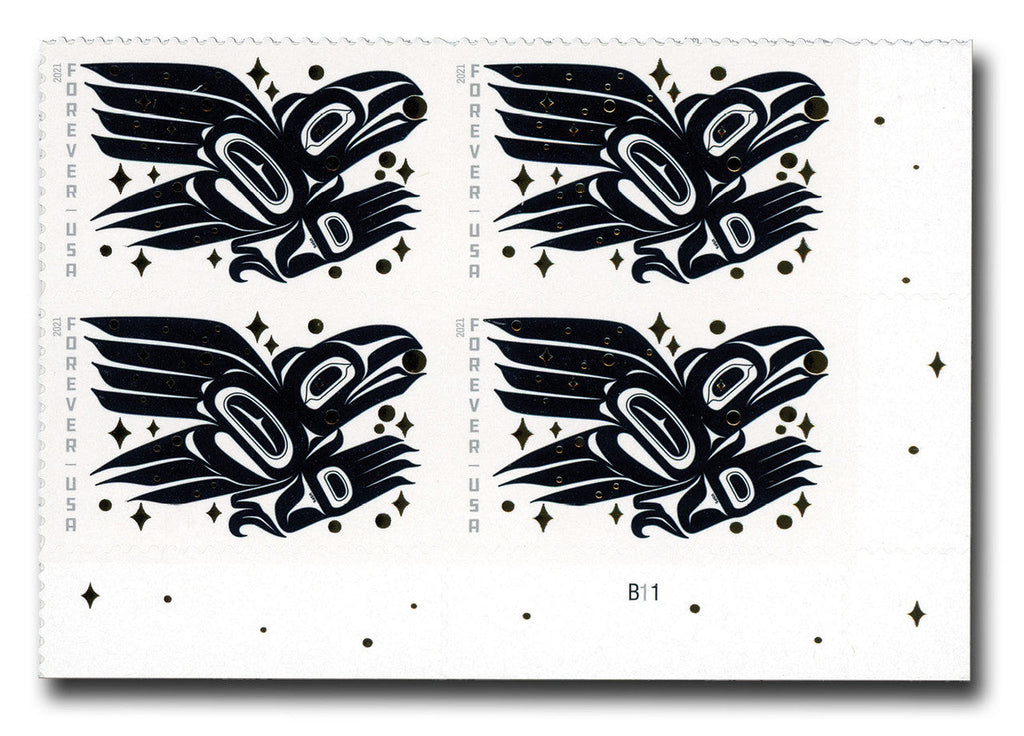 Forever Stamps 2021 Raven Story – Cultural Heritage, First-Class Postage