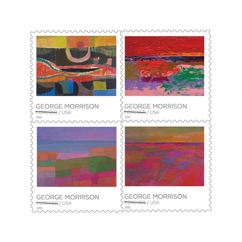 Forever Stamps 2022 George Morrison – Cultural Heritage Art Collection, First-Class Postage