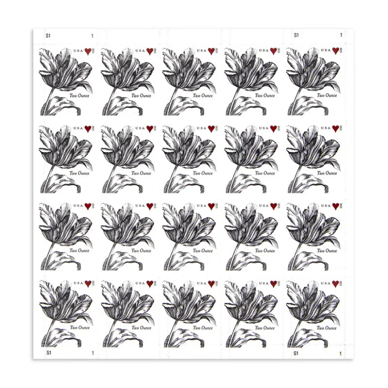 NOT Forever Stamp-Two-Ounce Stamps 2015 Tulip – Wedding Invitation, First-Class Postage