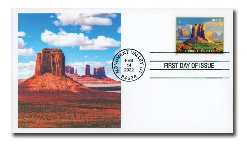 NOT Forever Stamp-Priority Mail $8.95 Stamps 2022 Monument Valley – Scenic Landscape, Priority Mail Rate