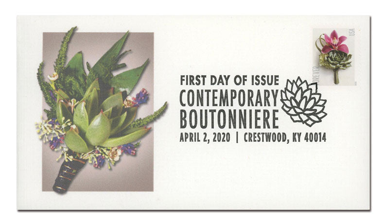 Forever Stamps 2020 Contemporary Boutonniere, First-Class Postage