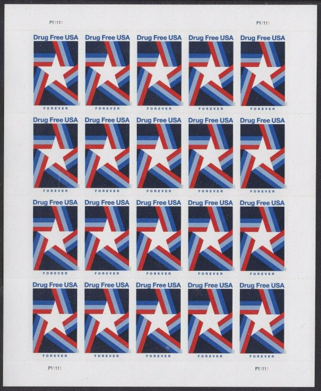 Forever Stamps 2020 Drug Free USA – Awareness, First-Class Postage