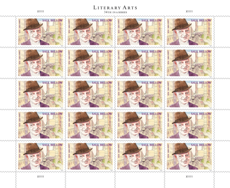 NOT Forever Stamp-Three-Ounce Stamps 2024 Saul Bellow – Commemorative Issue, First-Class Rate