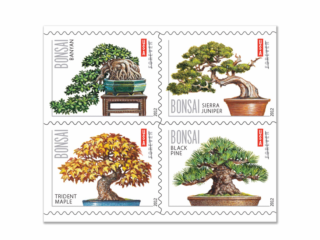 Forever Stamps 2012 Bonsai Trees – Cultural Heritage Collection, First-Class Postage
