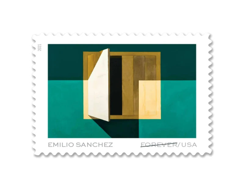 Forever Stamps 2021 Emilio Sanchez – Art Collection, Cultural Heritage, First-Class Postage