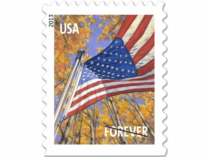 Forever Stamps 2013 Four Seasons U.S. Flag – Patriotic Symbol, First-Class Postage