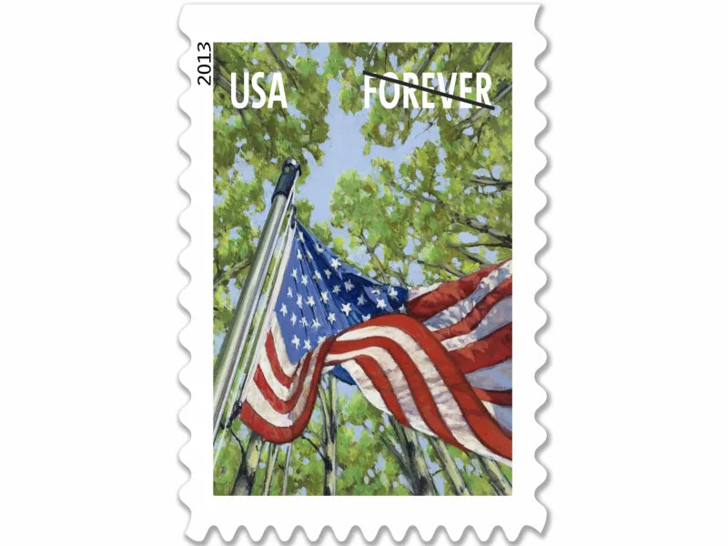 Forever Stamps 2013 Four Seasons U.S. Flag – Patriotic Symbol, First-Class Postage