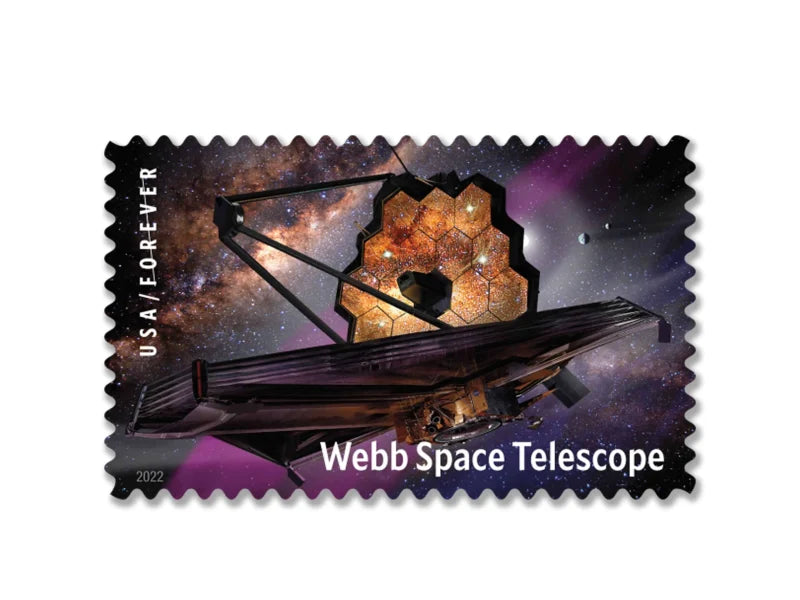 Forever Stamps 2022 James Webb Space Telescope – Space Exploration, First-Class Postage