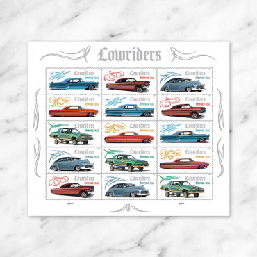 Forever Stamps 2026 Lowriders – Custom Car Culture, First-Class Postage