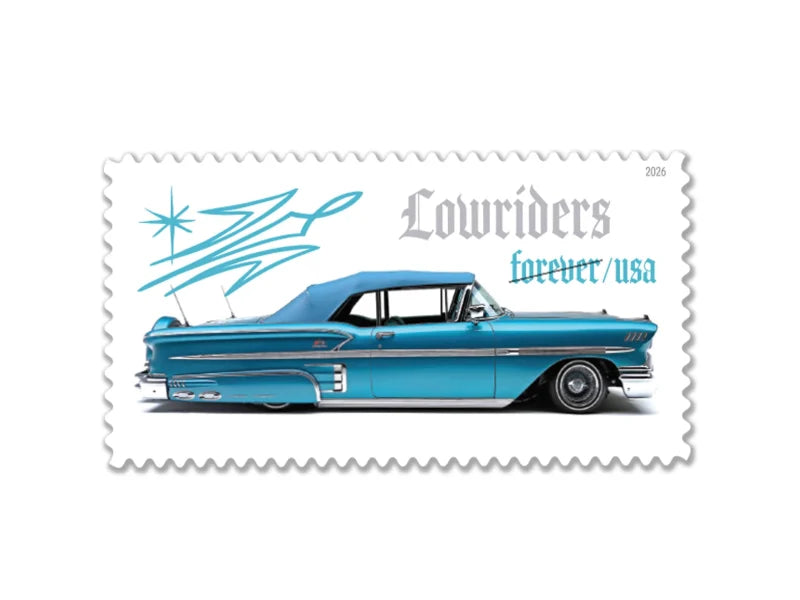 Forever Stamps 2026 Lowriders – Custom Car Culture, First-Class Postage