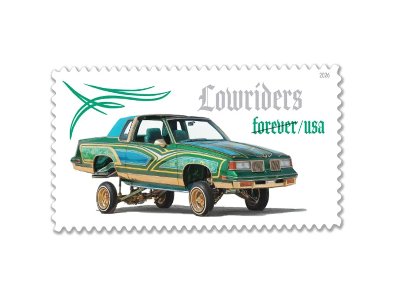 Forever Stamps 2026 Lowriders – Custom Car Culture, First-Class Postage