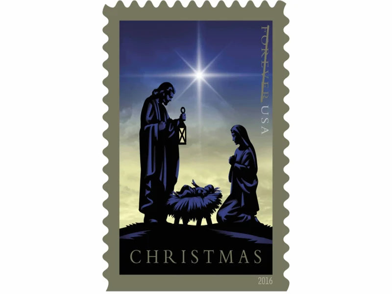 Forever Stamps 2016 Nativity – Traditional Christmas Scene, First-Class Postage