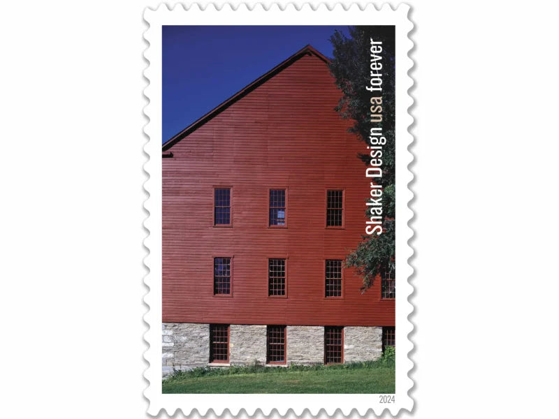 Forever Stamps 2024 Shaker Design – American Craft & Architecture, First-Class Postage