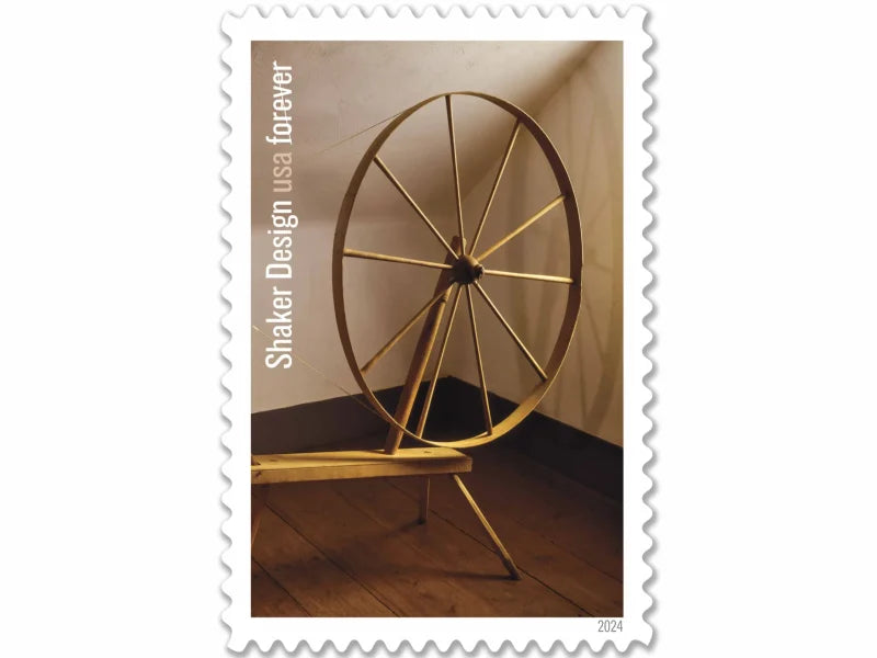 Forever Stamps 2024 Shaker Design – American Craft & Architecture, First-Class Postage