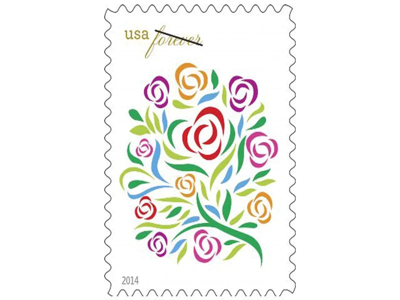 Forever Stamps 2014 Where Dreams Blossom – Wedding Invitation, First-Class Postage